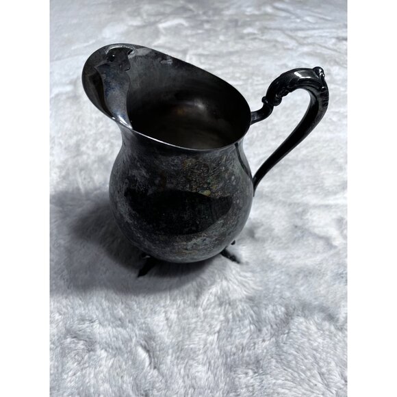 FB Rogers Silver Plated Footed beverage Creamer Pitcher - Picture 1 of 10